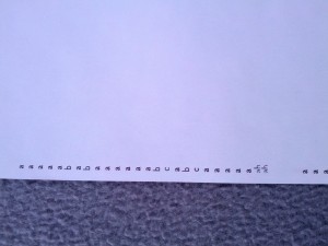 The printer is broken