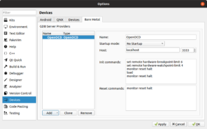 Openocd config